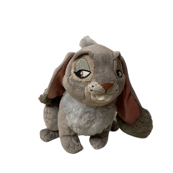 Sofia The First Clover Plush Bunny Stuffed Animal Grey Rabbit Toy Disney Junior - Picture 1 of 11